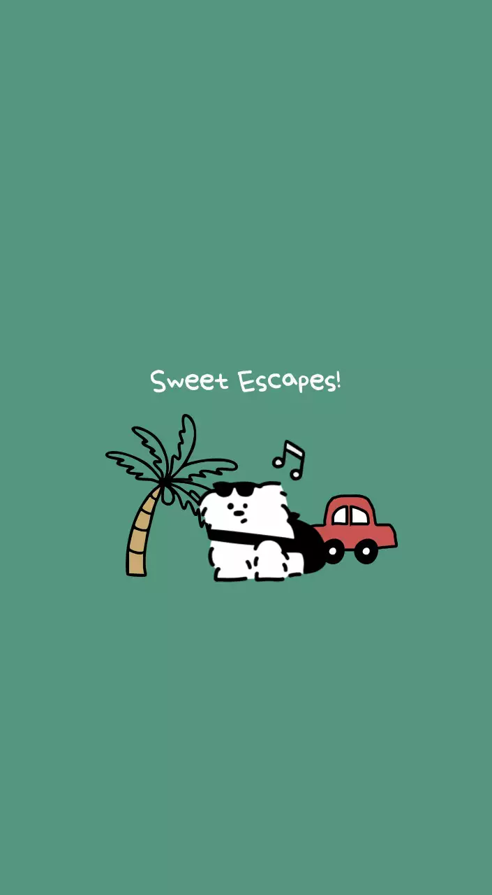 흰색 심플 캘린더 달력