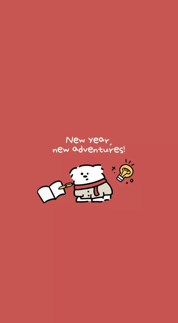 흰색 심플 캘린더 달력