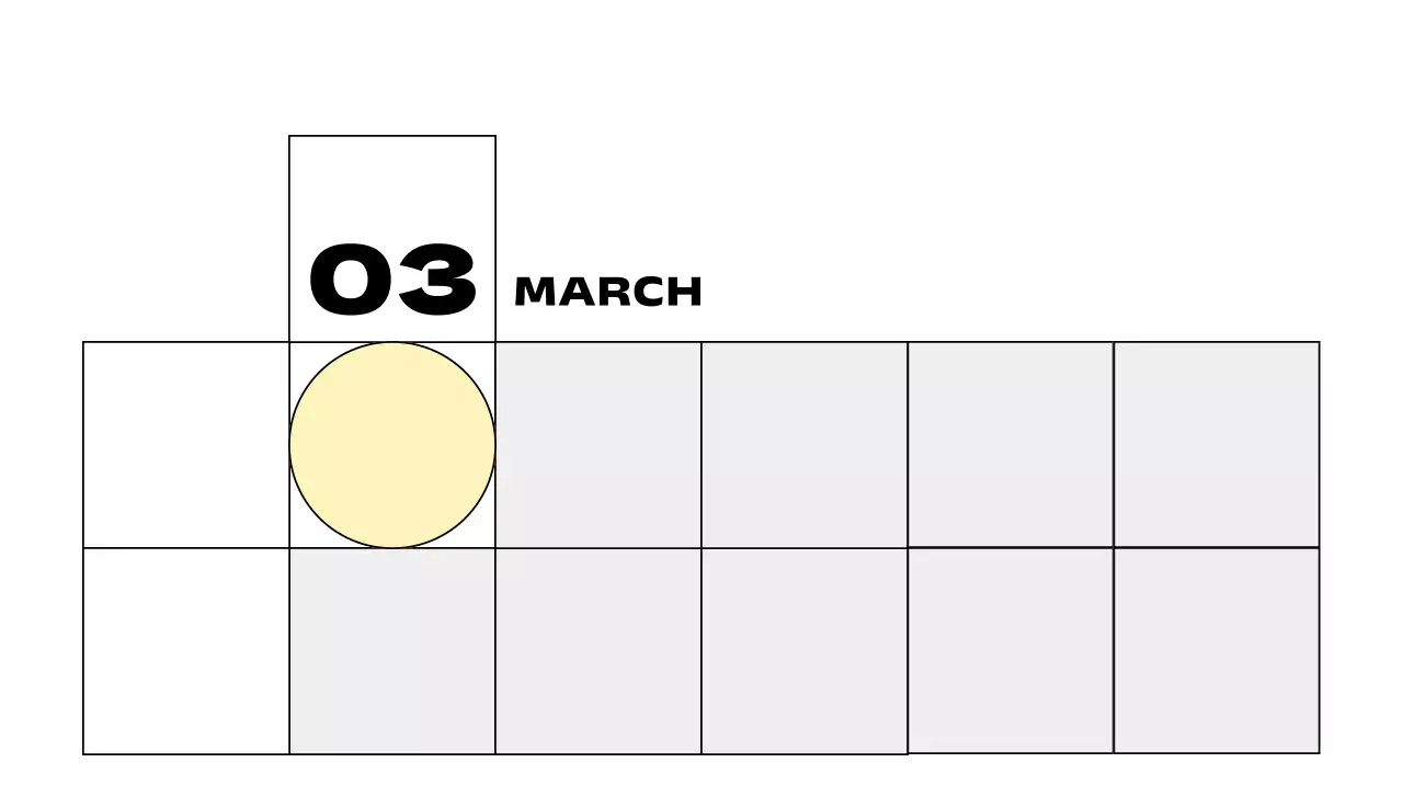 베이지 모던 캘린더 달력