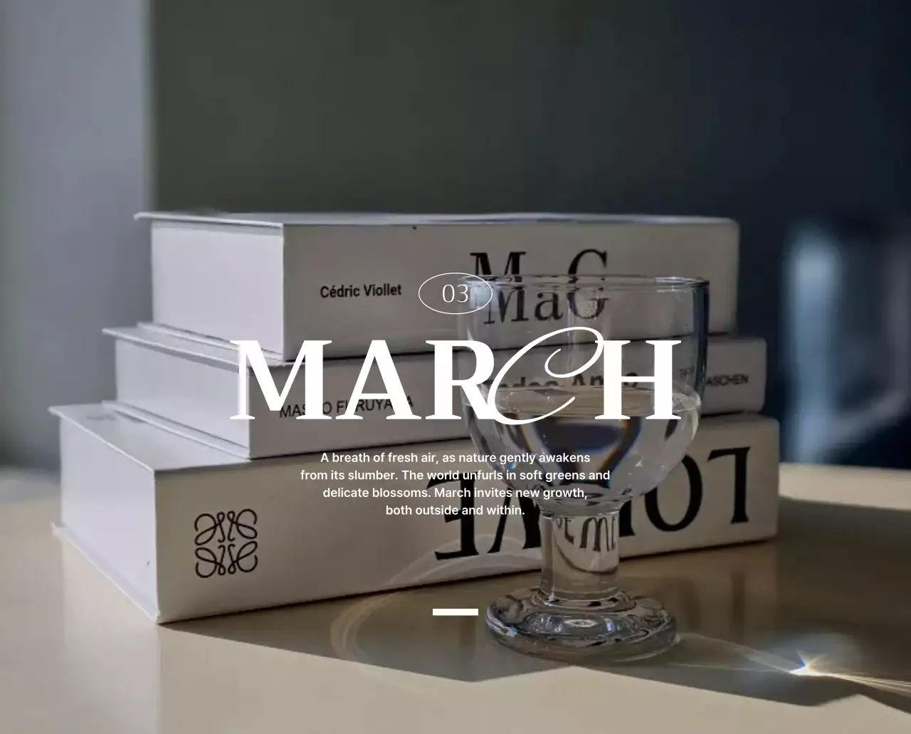 초록 심플 자연 캘린더