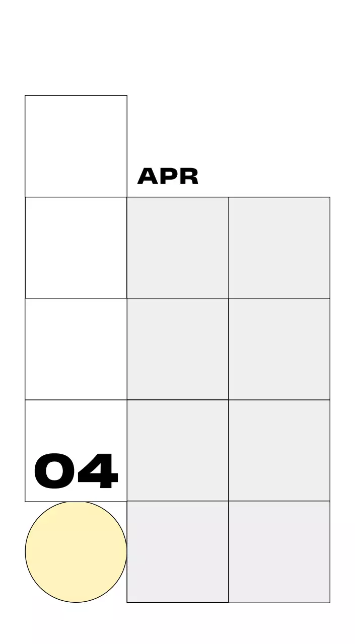 베이지 심플 캘린더 다이어리