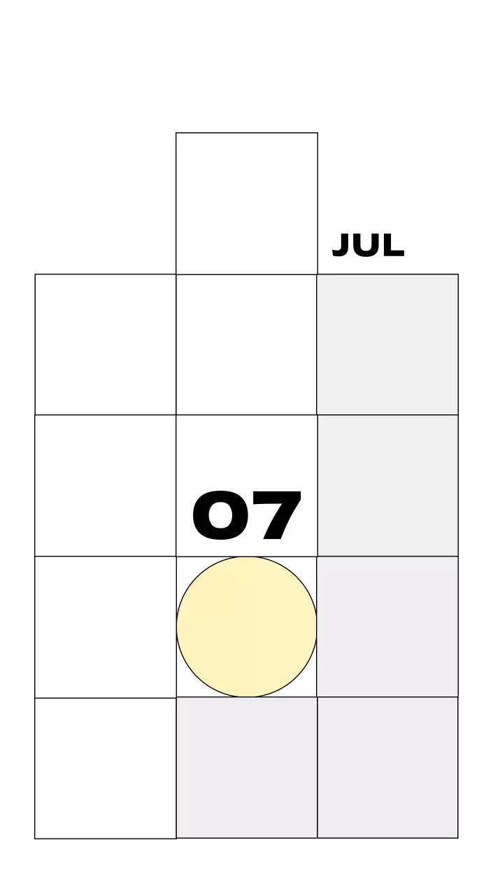 베이지 심플 캘린더 다이어리