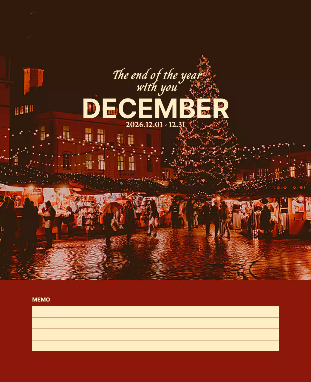 하늘색 모던 캘린더 달력