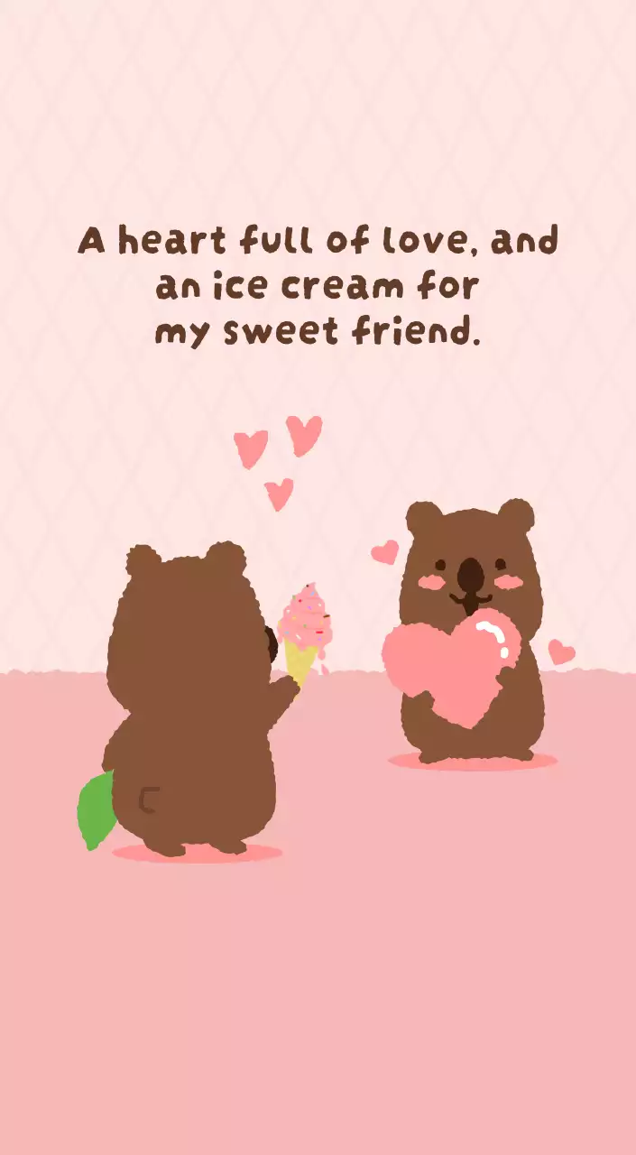 베이지 귀여운 달력 캘린더