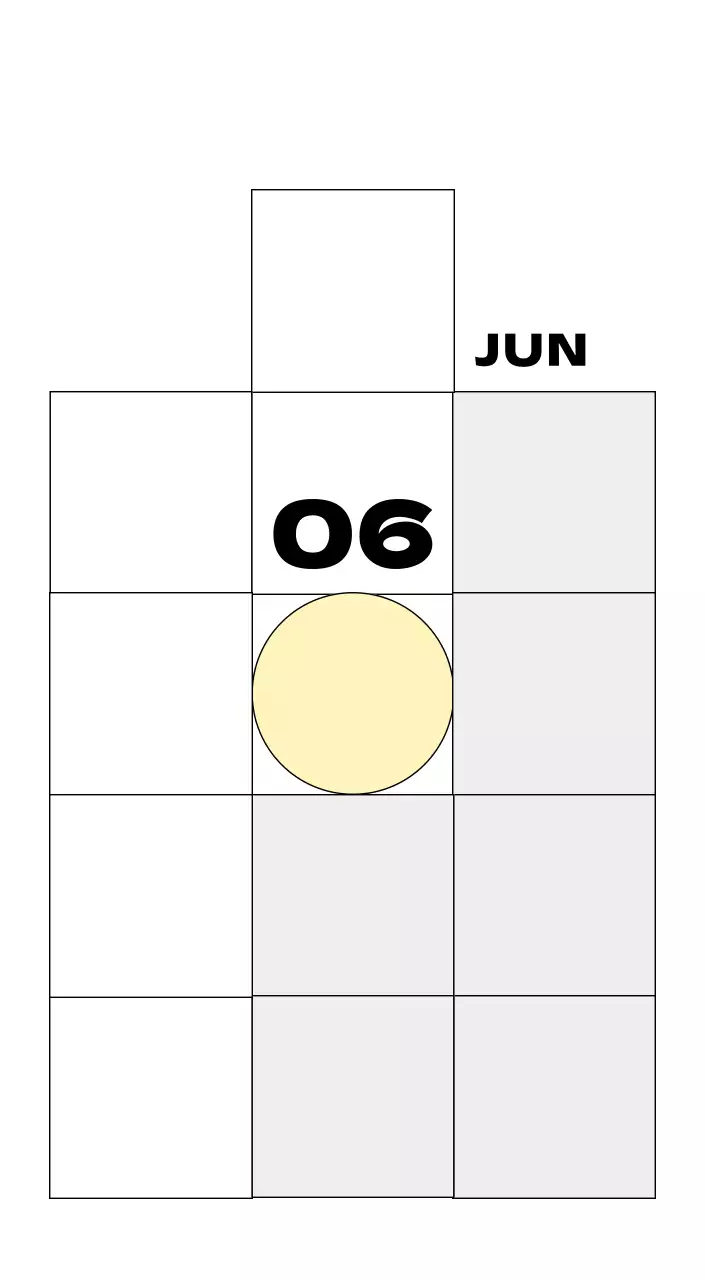 베이지 심플 캘린더 다이어리