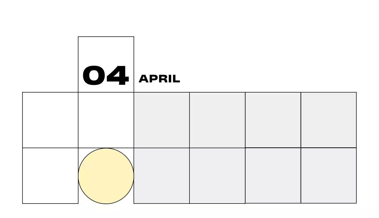 베이지 모던 캘린더 달력