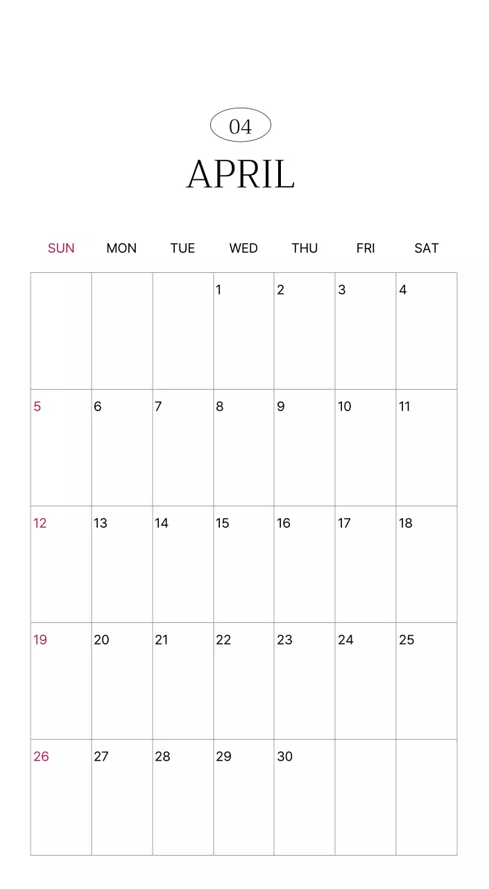 초록 자연 달력 캘린더