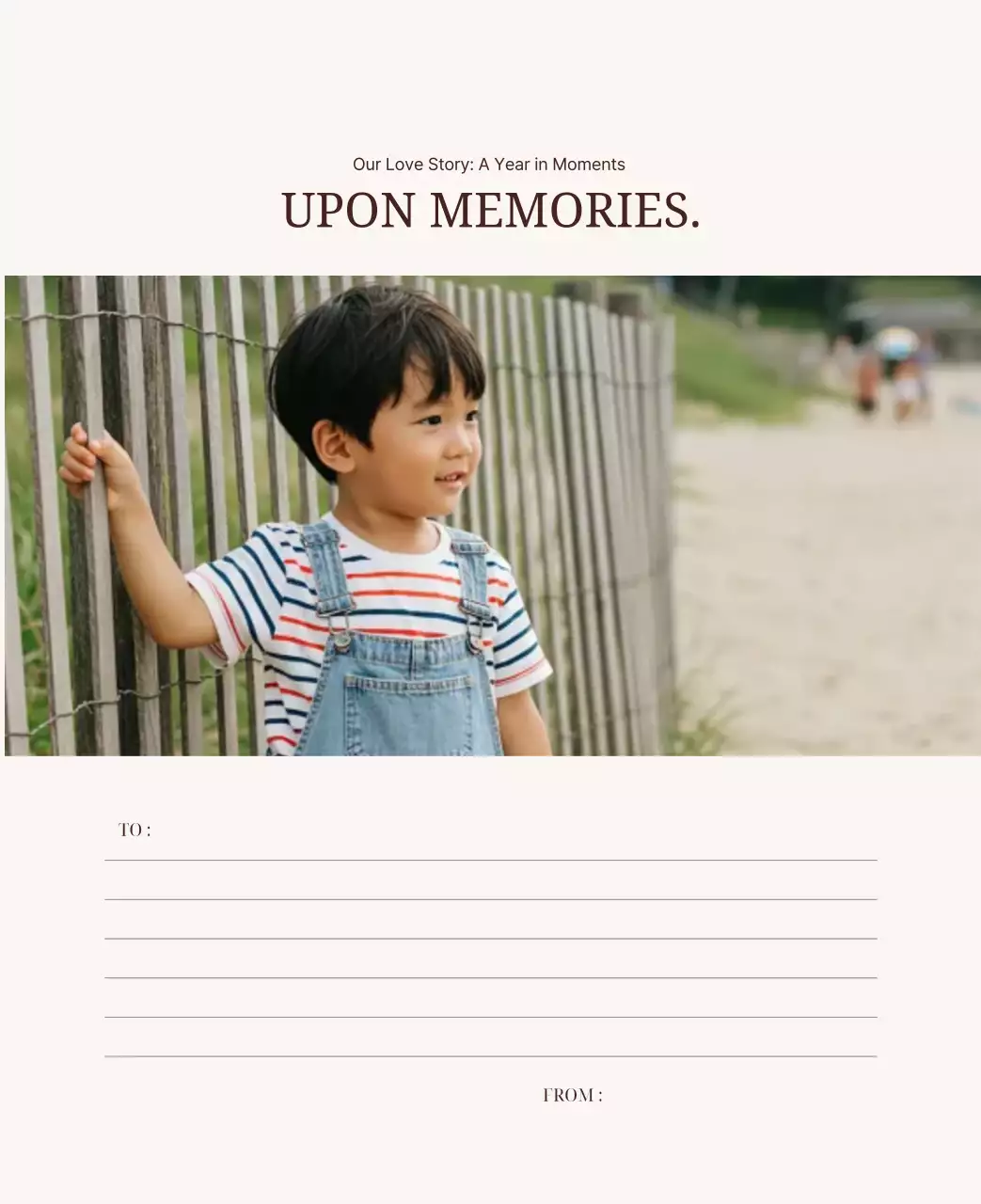 베이지 심플 가족 달력