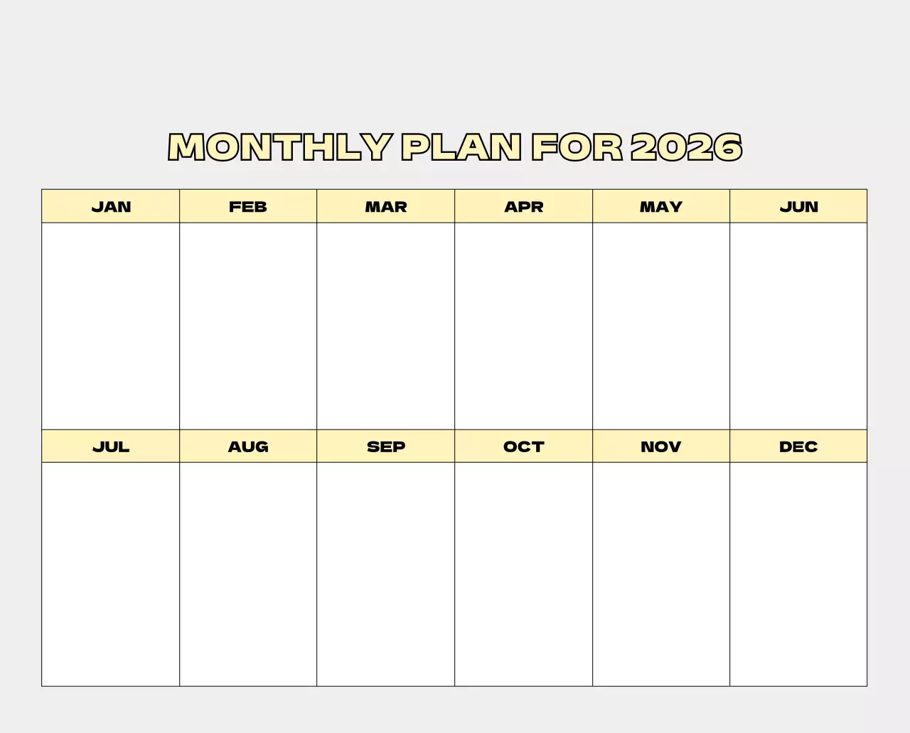 회색 모던 캘린더 다이어리