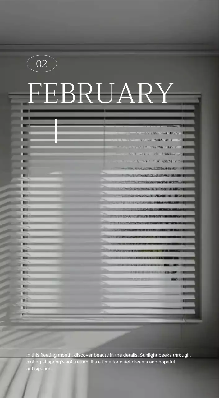 초록 자연 달력 캘린더