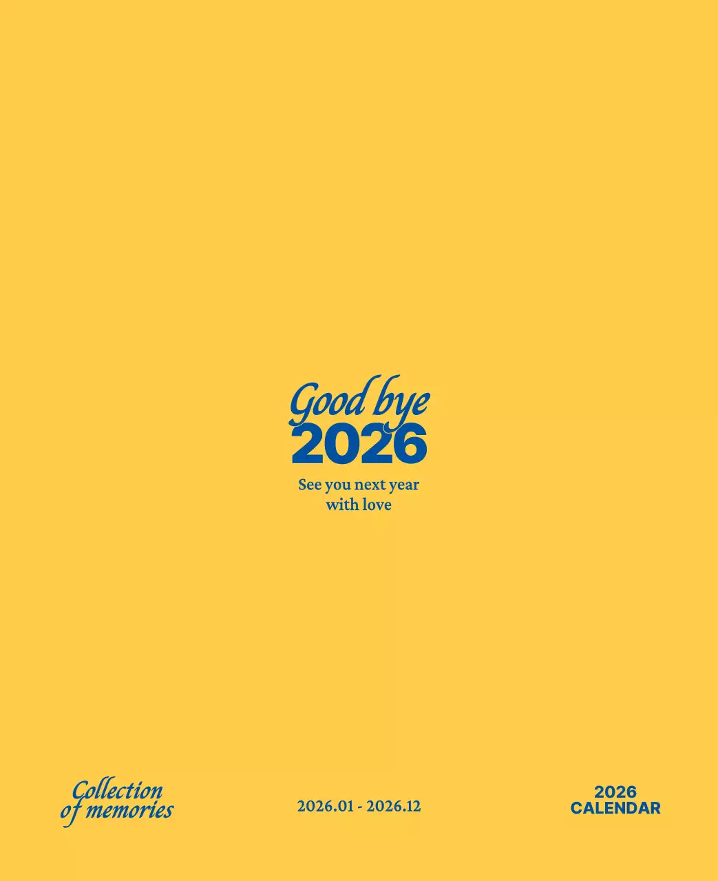 하늘색 모던 캘린더 달력