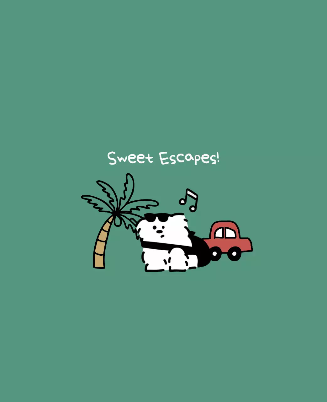 아이보리 아기자기한 달력 캘린더