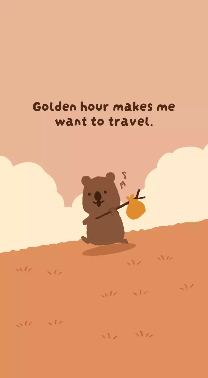 베이지 귀여운 달력 캘린더