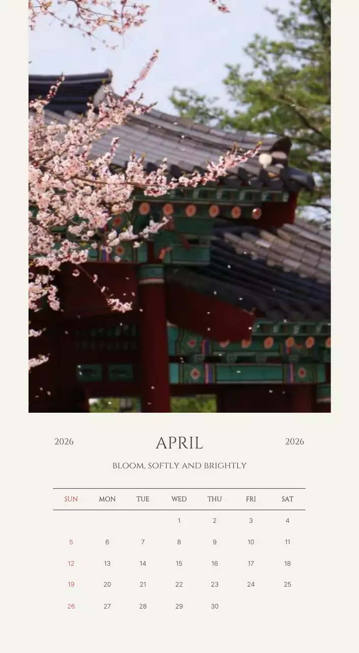 노랑 심플 계절 포트폴리오