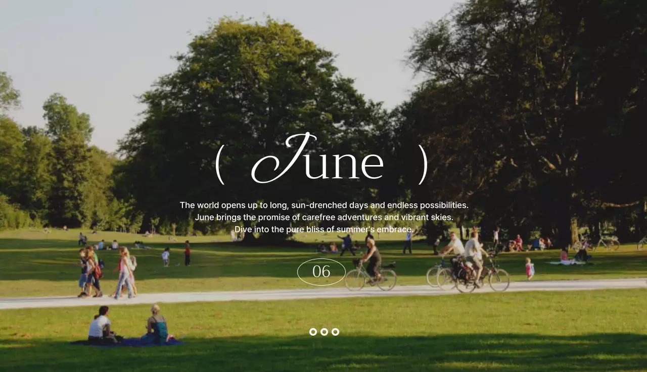 초록 모던 달력 캘린더