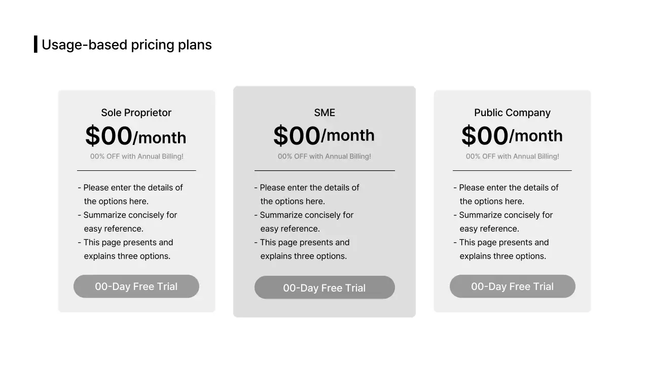 Business Layout Text Comparison English