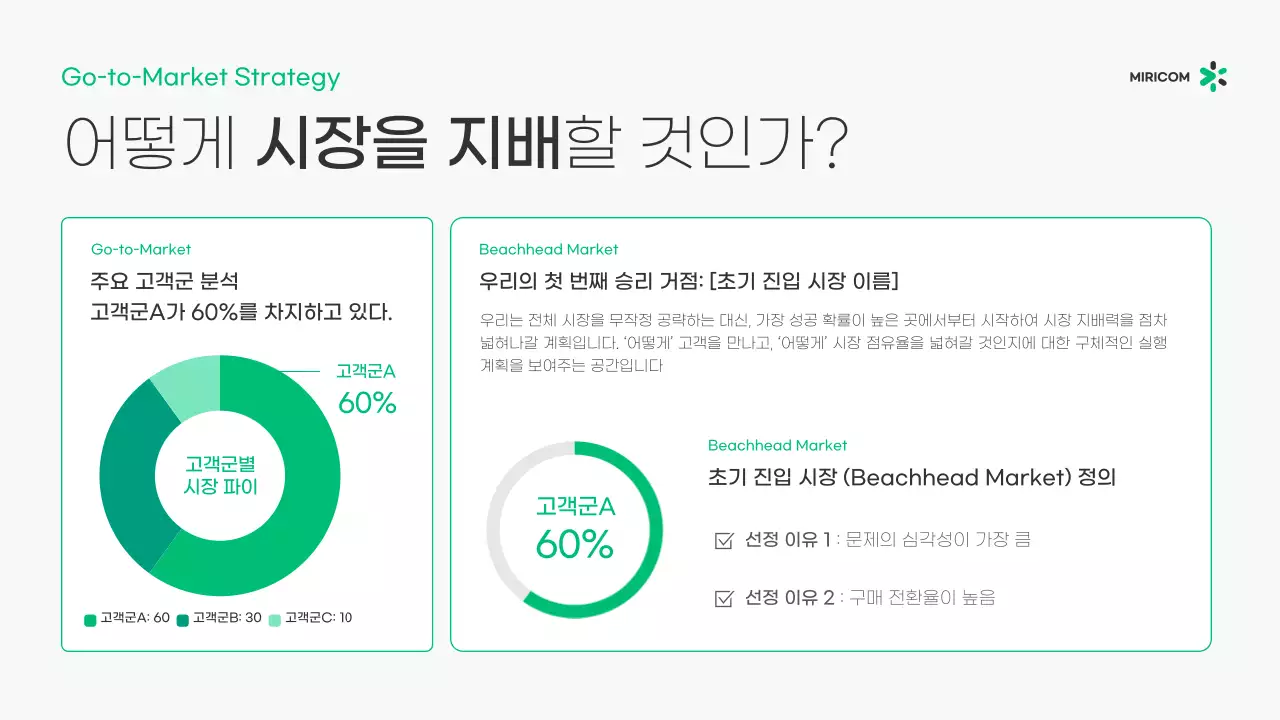 회색 모던 비즈니스 기획