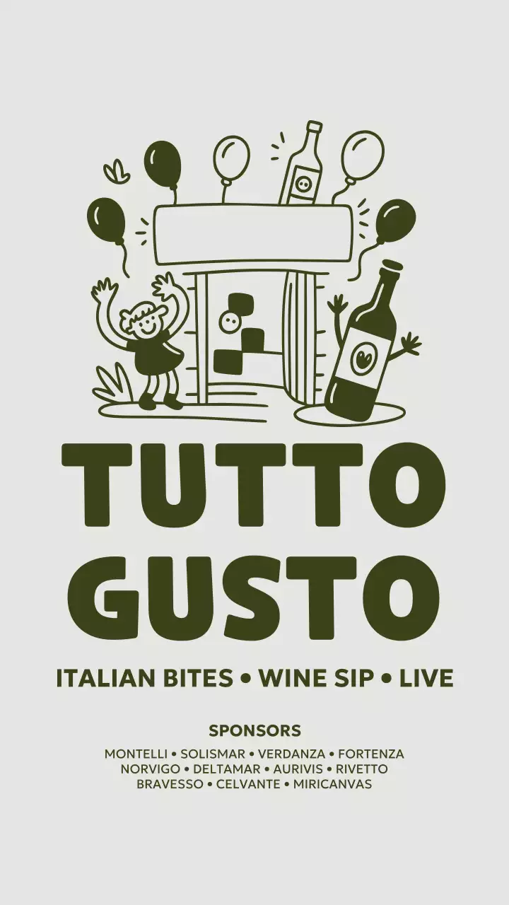 Green Retro Food Event Instagram Post