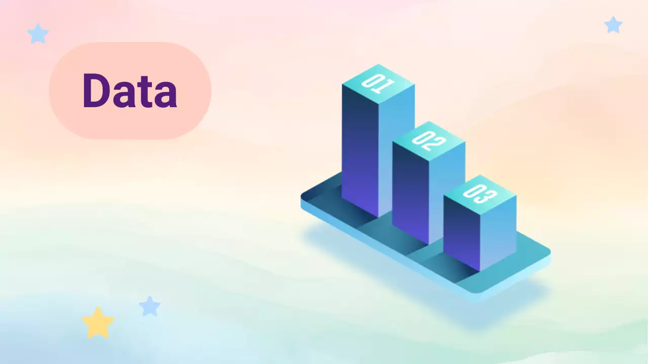 Rainbow playful presentation layout