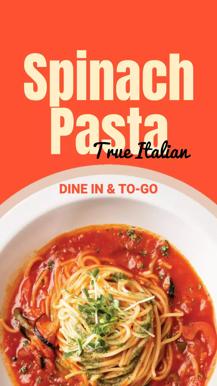 Beige Minimal Food Advertisement Instagram Story