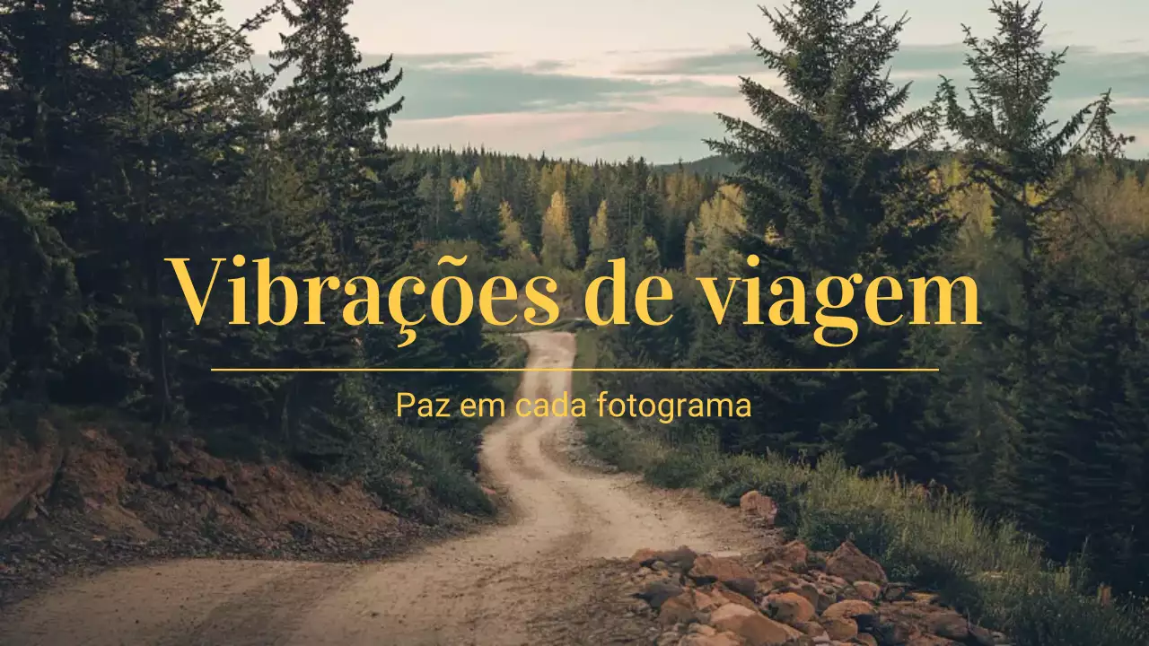 Miniatura do YouTube de anúncio de viagem rústica verde