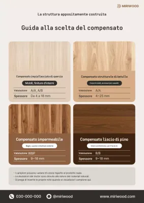 Manuale di istruzioni in legno semplice beige