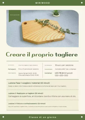 Esperienza fai da te semplice color cachi