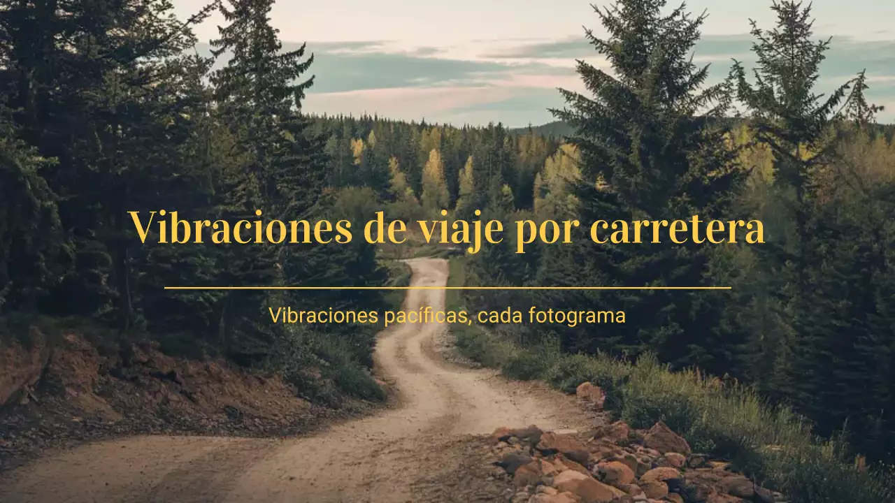 Miniatura de YouTube de un anuncio de viajes rústicos y verdes