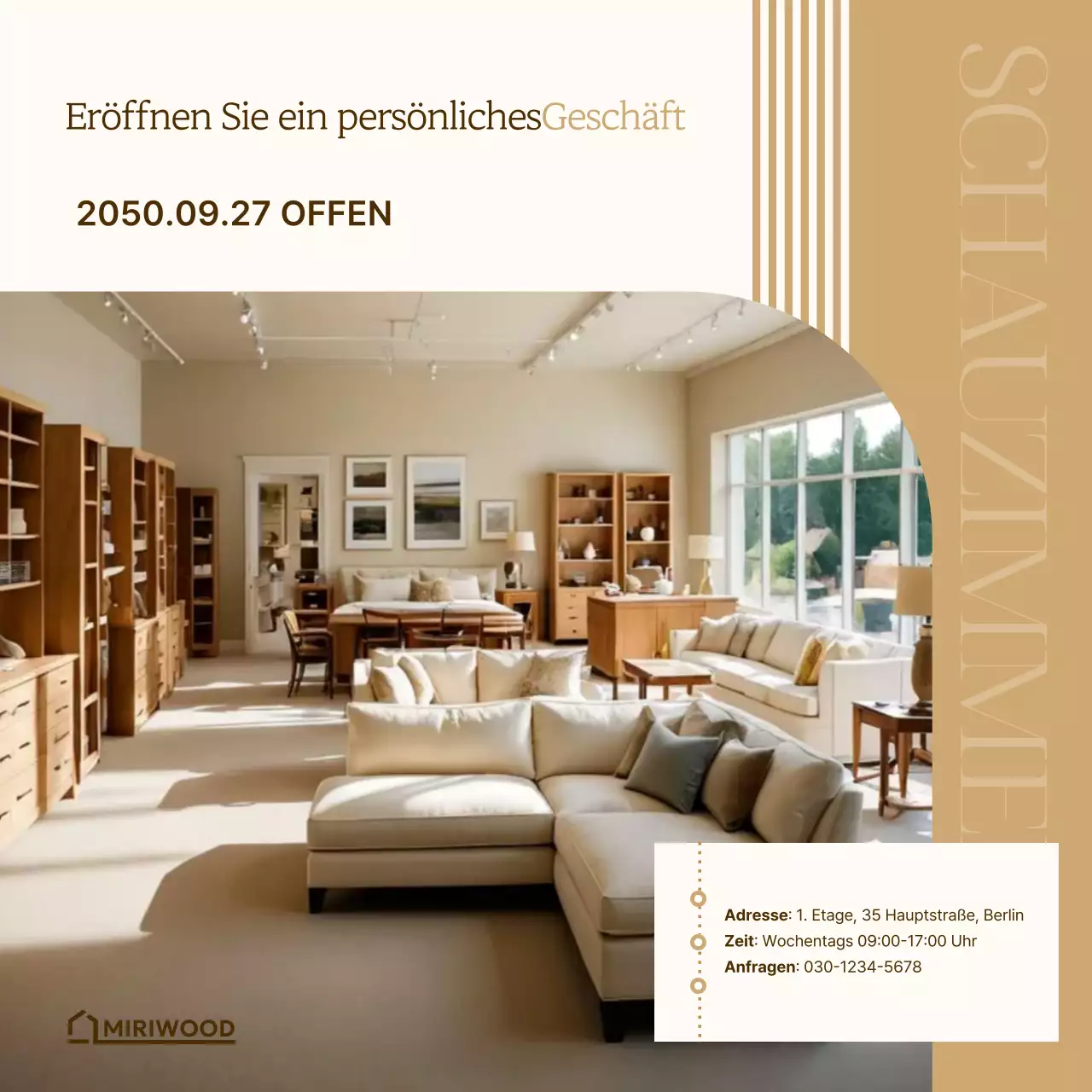 Eröffnungsveranstaltung für den Beige Modern Showroom