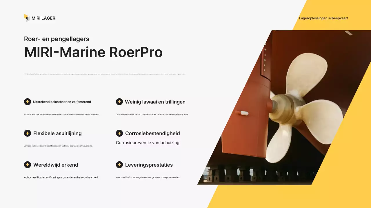 Introductie van gele moderne industriële producten