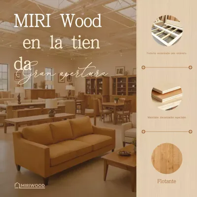 Muebles modernos beige abiertos