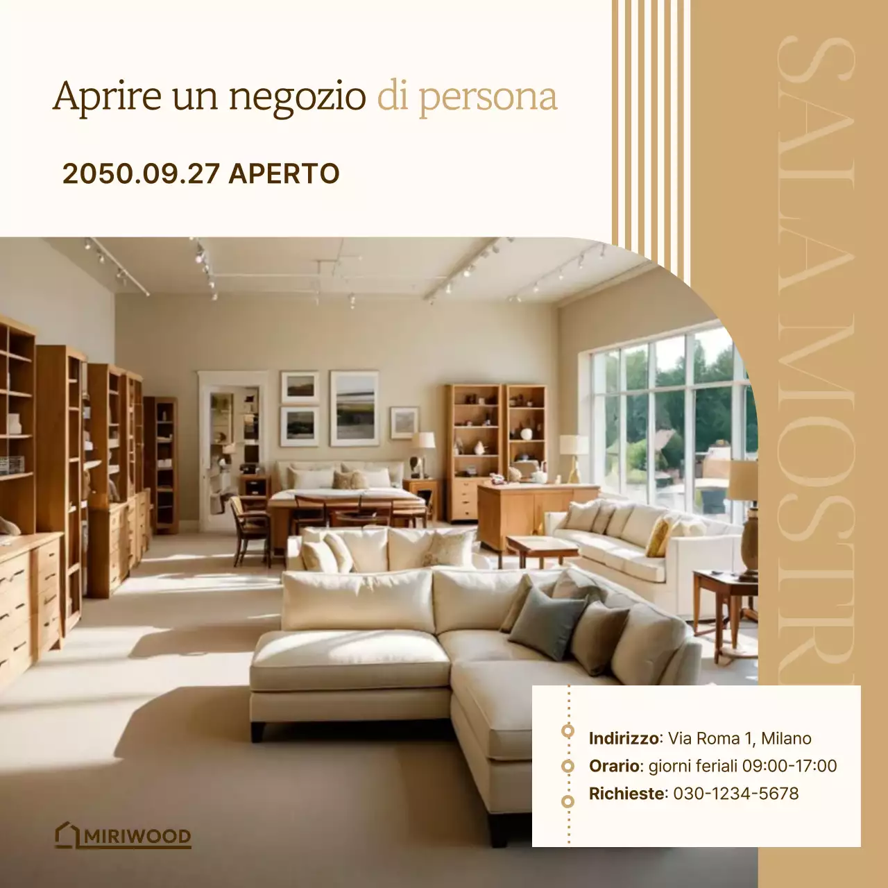 Evento di inaugurazione dello showroom Beige Modern