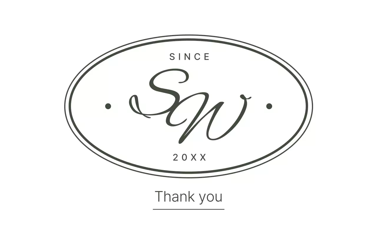 白黒 シンプル ブランド ロゴ テキスト