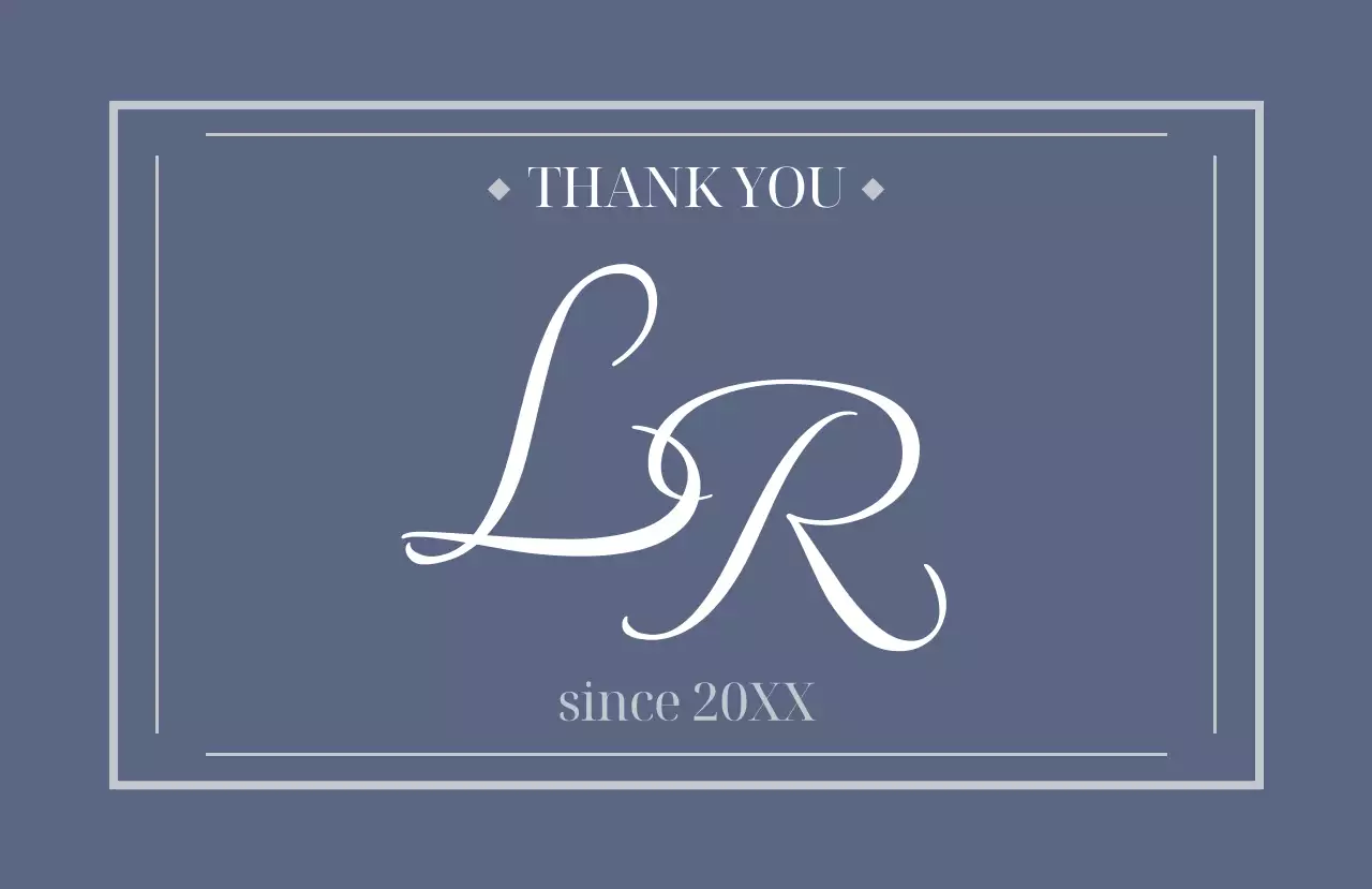 ネイビー クラシック テキスト