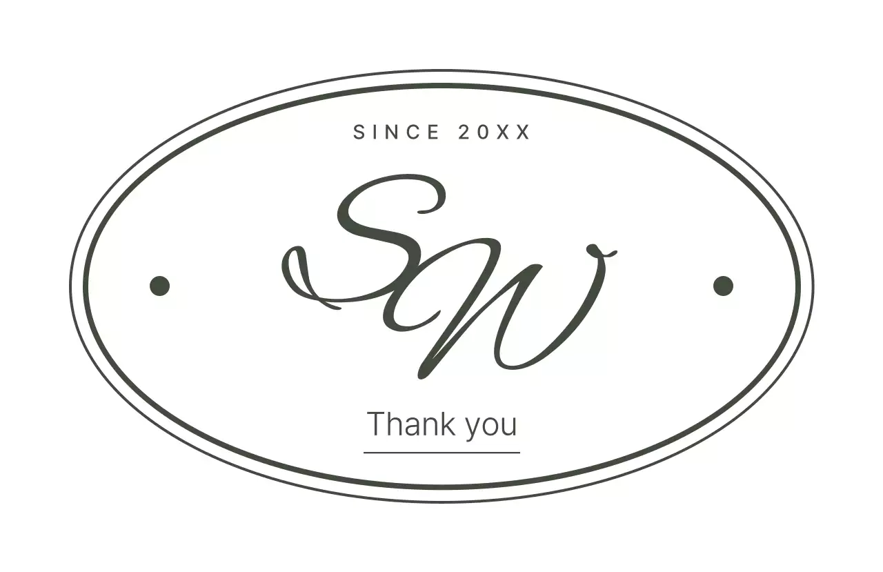 白黒 シンプル ブランド ロゴ テキスト