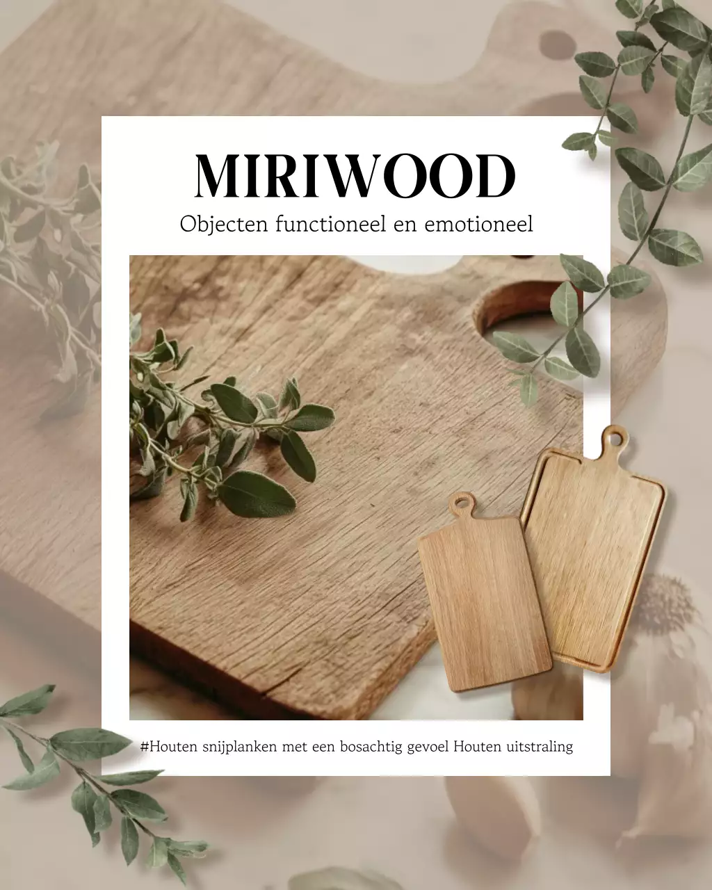 Beige Natuurlijke Interieur Advertentie