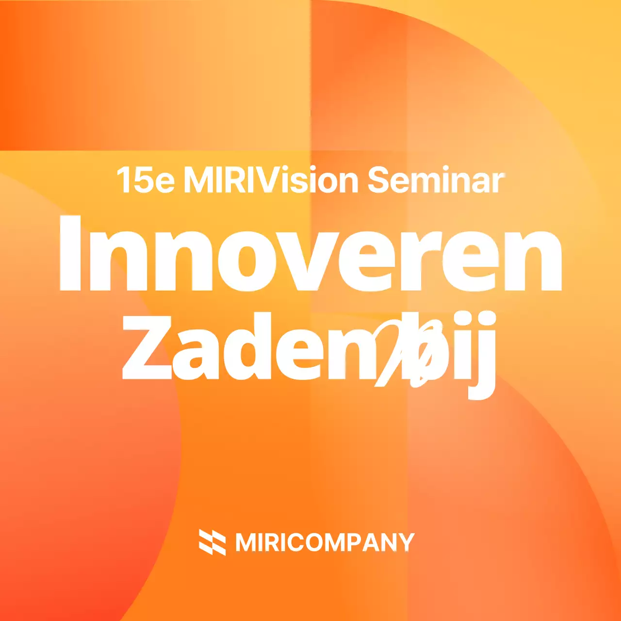 Orange Modern Seminar Lezing