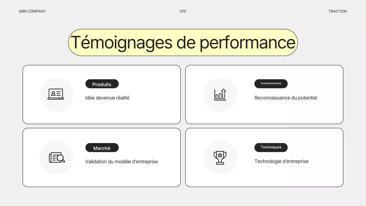 Plan d'affaires gris simple
