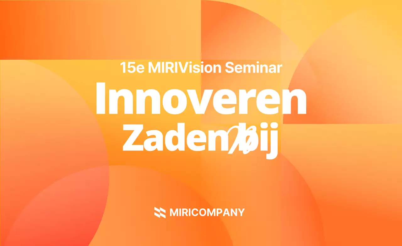 Orange Modern Seminar Evenement