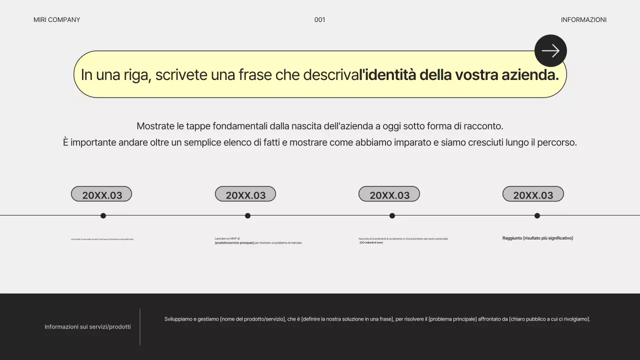 Piano aziendale semplice e grigio
