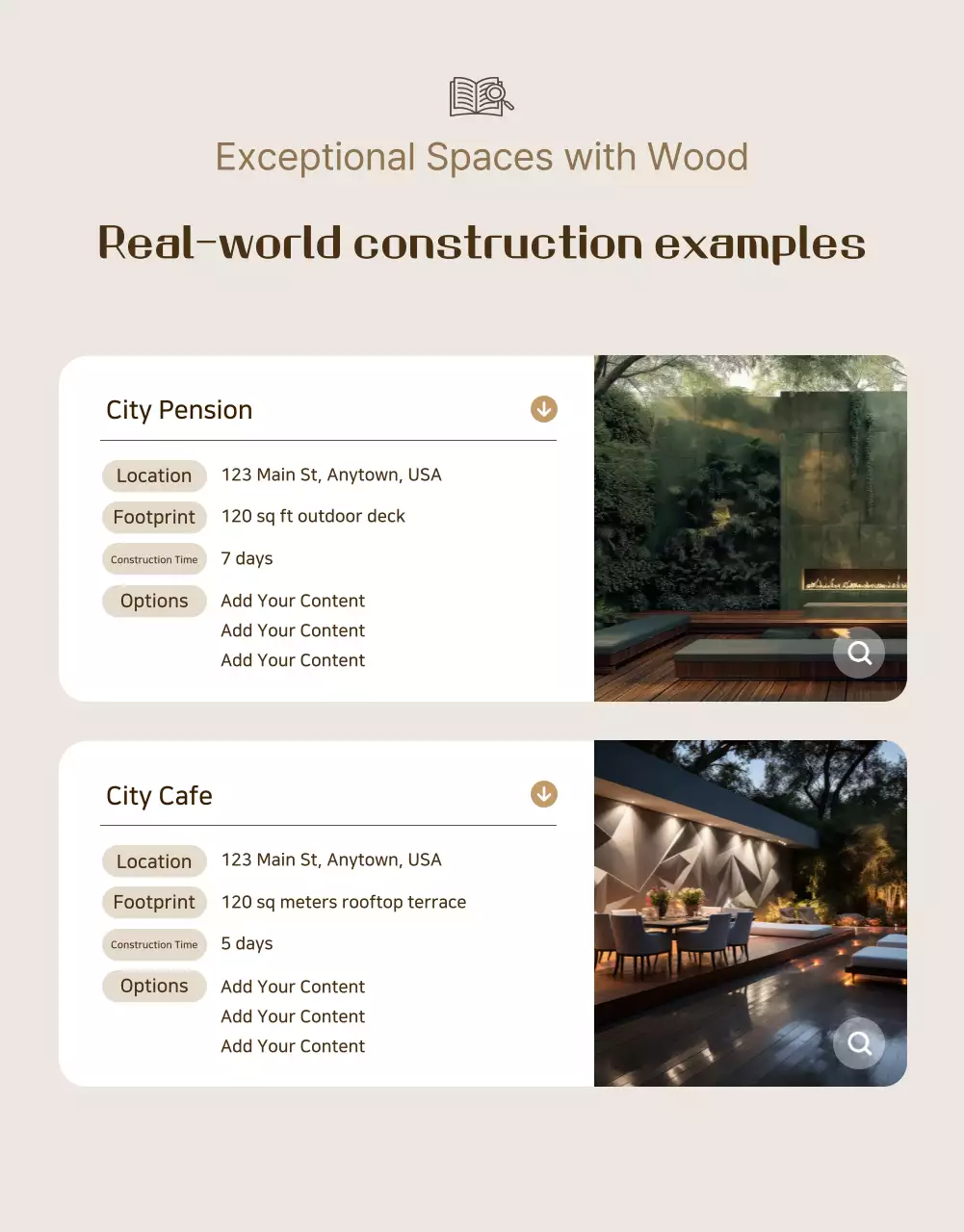 Beige Luxury Landscaping Advertisement