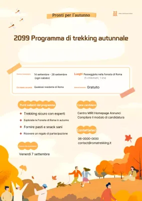 Guida al programma autunnale Orange Baby