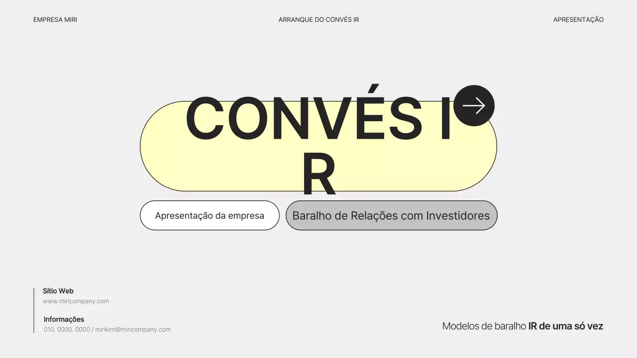Plano de Negócios Simples Cinza