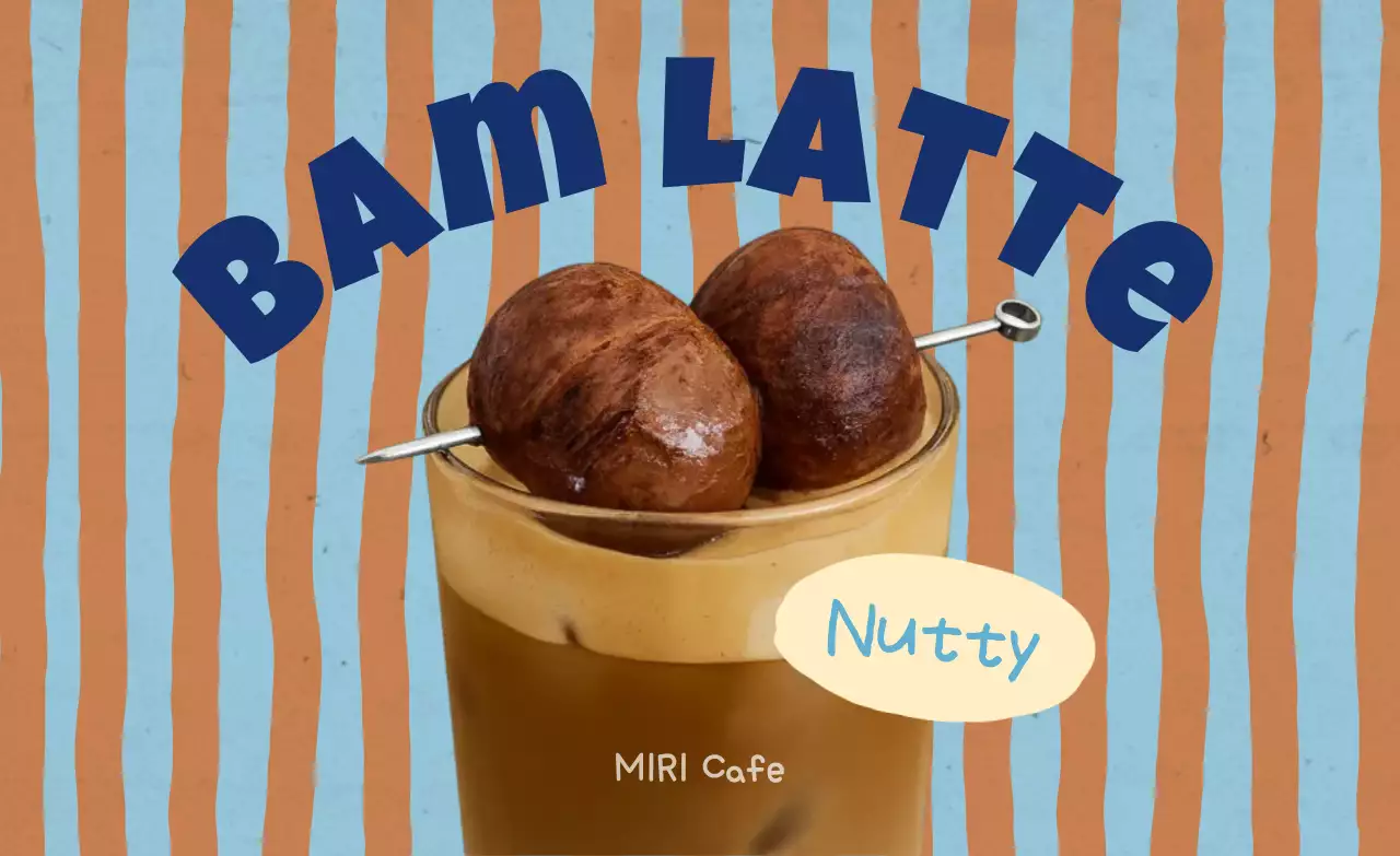 Blue Vintage Coffee Ad