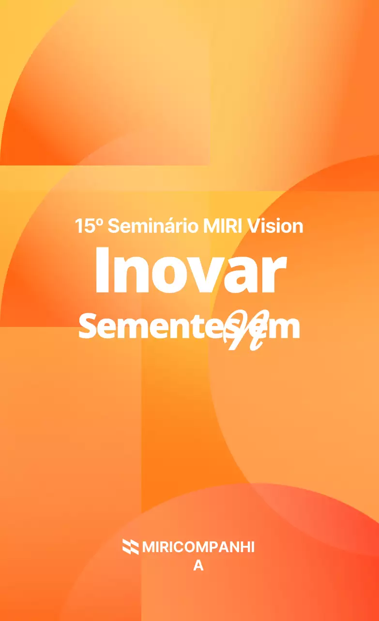 Guia do Seminário Orange Modern