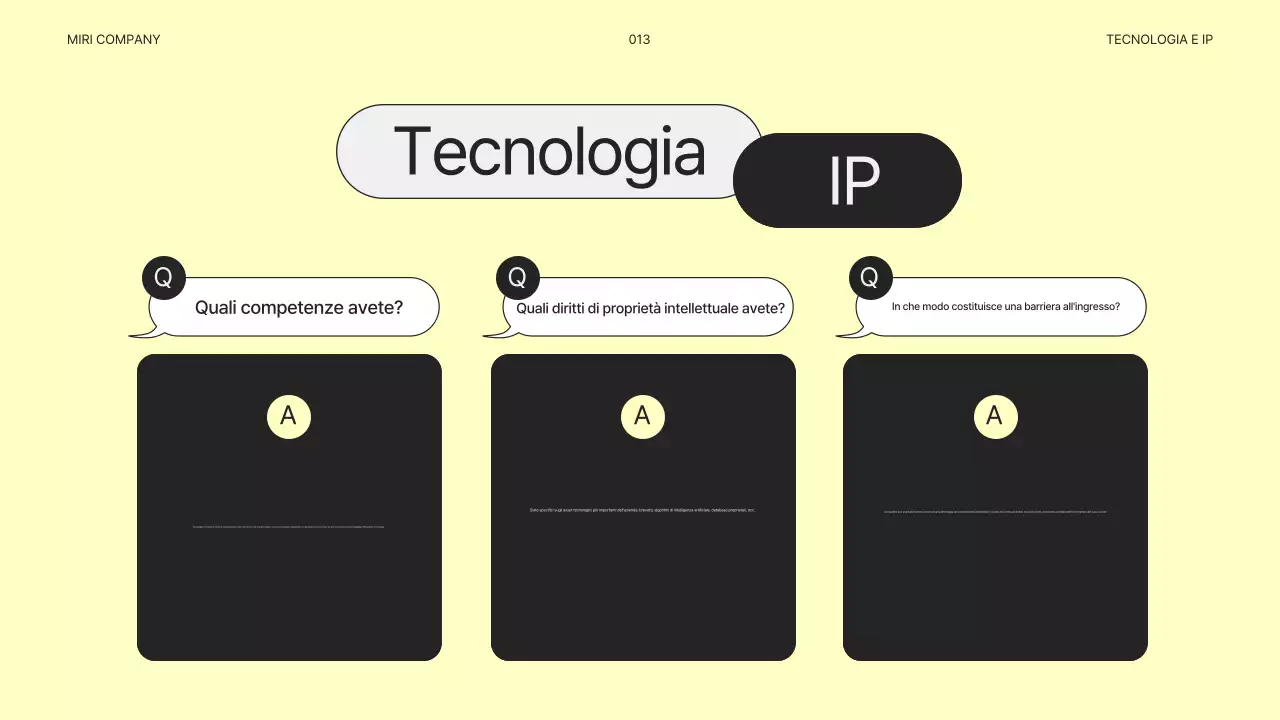 Piano aziendale semplice e grigio