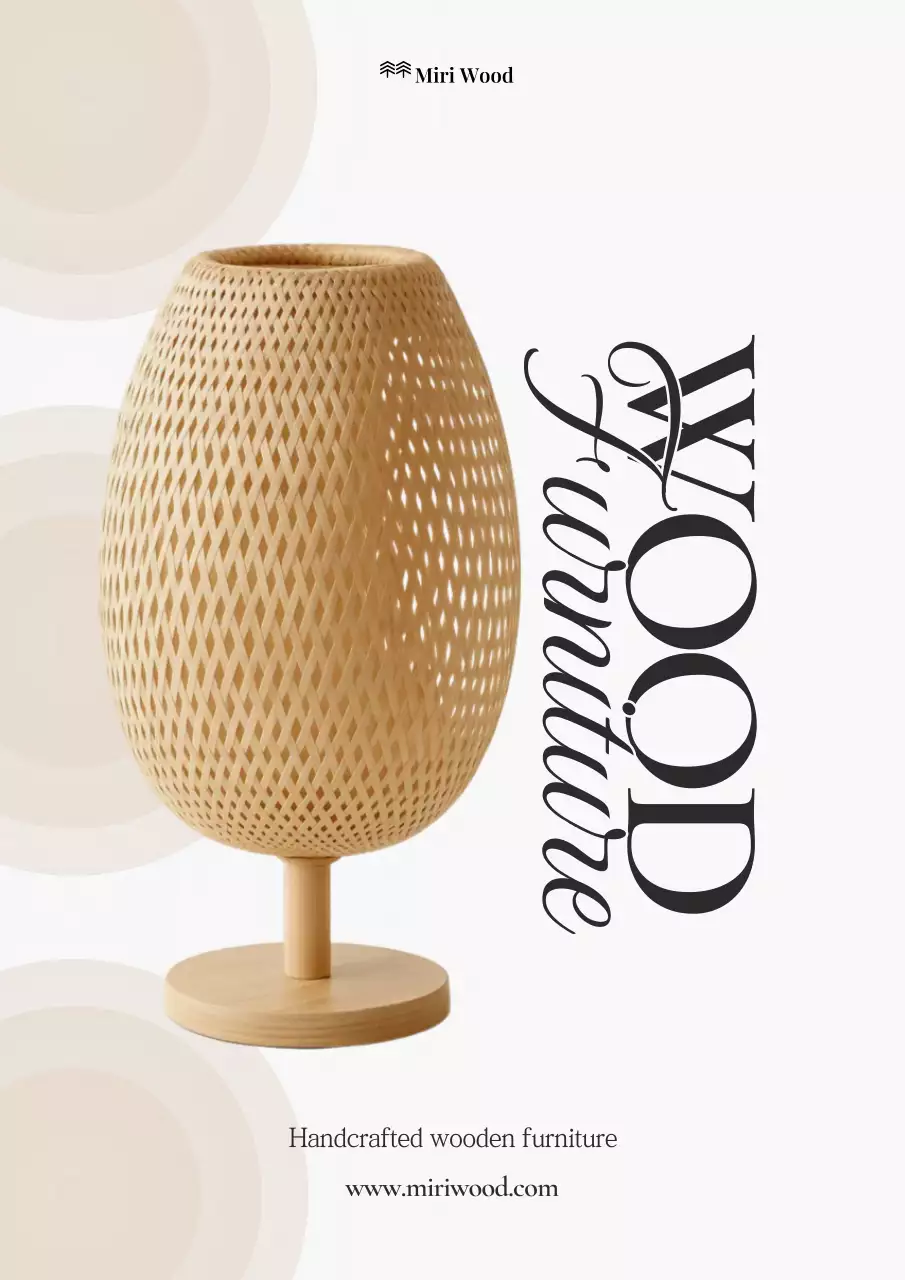 Triển lãm đồ nội thất đơn giản màu be