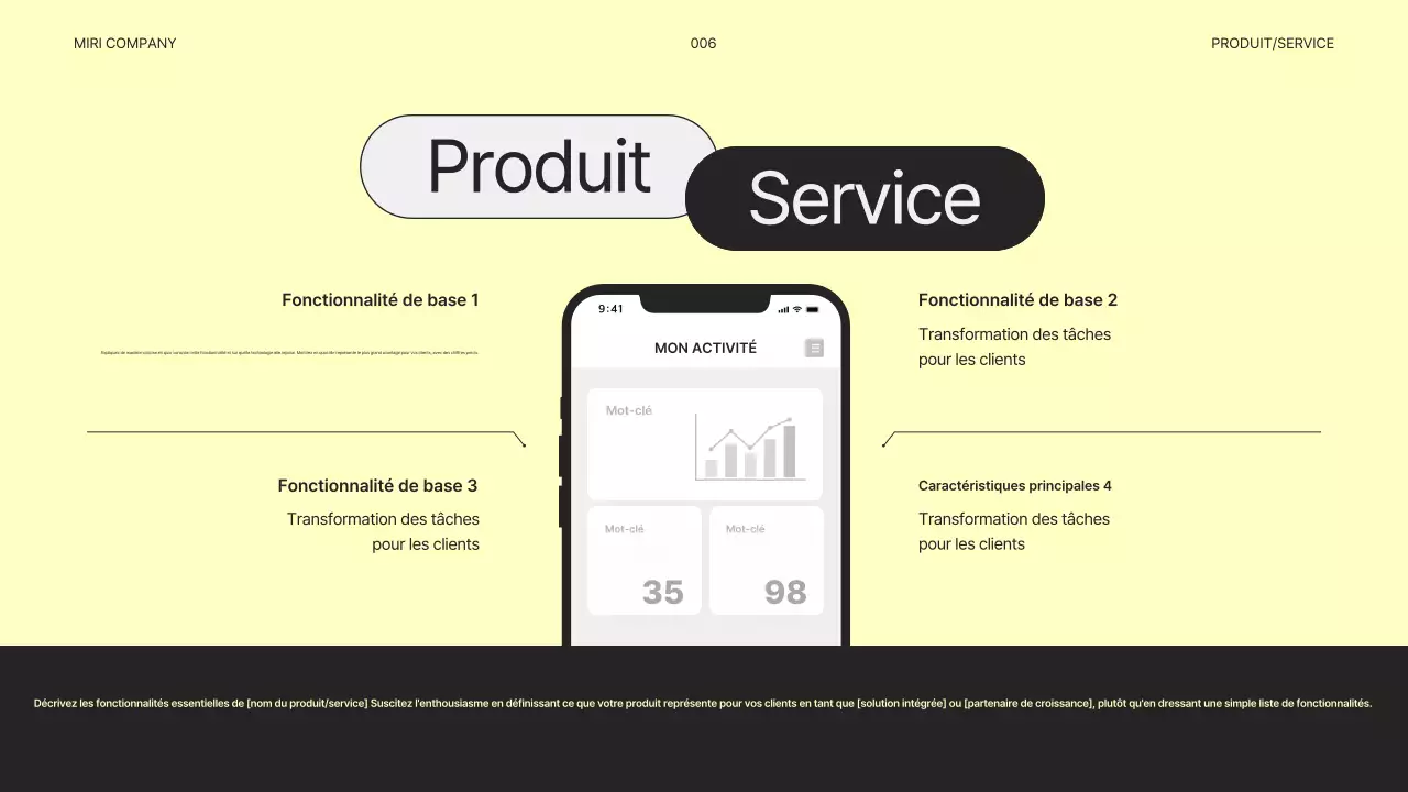 Plan d'affaires gris simple