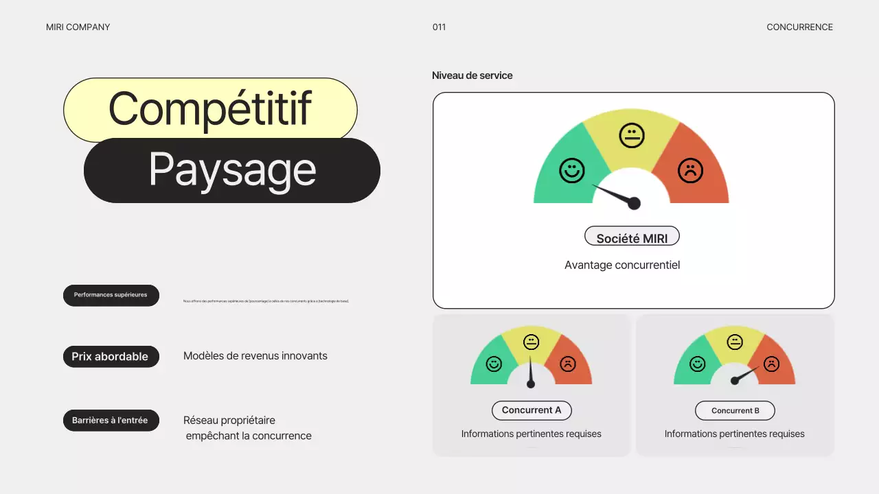 Plan d'affaires gris simple