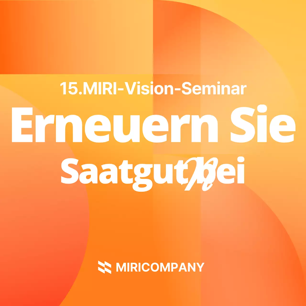 Orange Modern Seminarvortrag